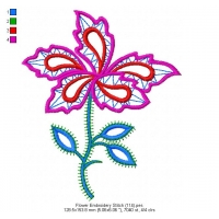 Flower Embroidery Stitch 114